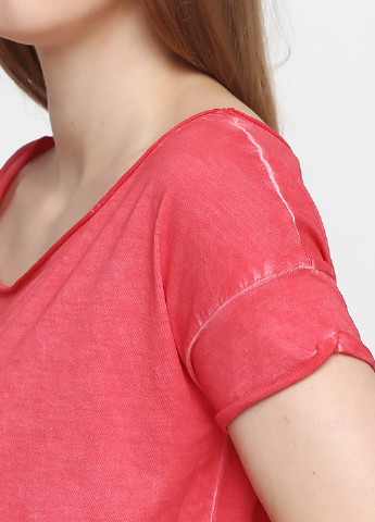 Красная летняя футболка Cotton Belt