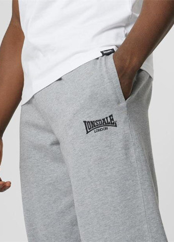 Серые спортивные демисезонные джоггеры брюки Lonsdale