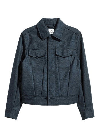 Темно-синяя демисезонная куртка H&M Studio
