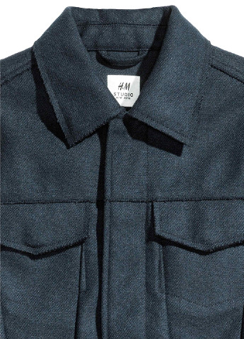 Темно-синя демісезонна куртка H&M Studio