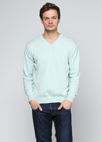 Мятный демисезонный пуловер пуловер Pierre Cardin