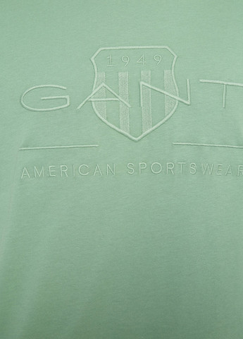 Оливкова футболка Gant