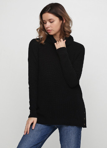 Чорний демісезонний светр хомут Ralph Lauren