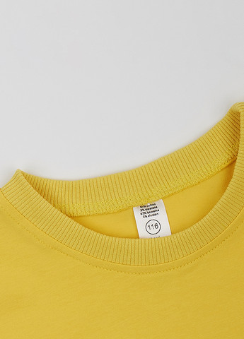 Желтая летняя футболка Garnamama