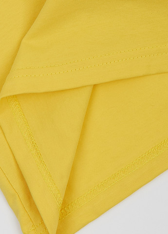 Желтая летняя футболка Garnamama