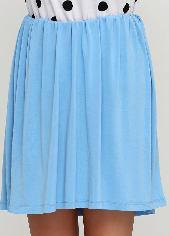 Голубая кэжуал юбка MSCH клешированная