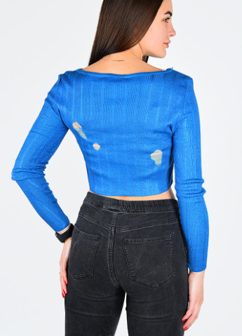 Синій літній светр жіночий синій розмір 42-44 AAA