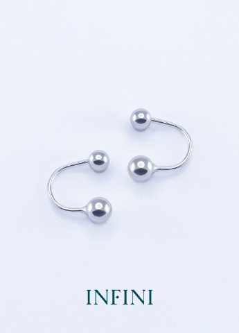 Сережки срібні Infini пирсинг (250152990)