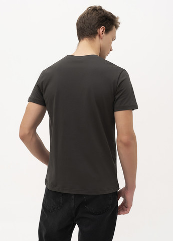 Темно-сіра футболка чоловіча базова KASTA design
