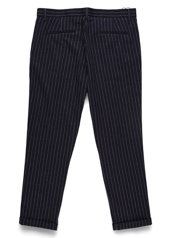 Темно-синие кэжуал демисезонные зауженные брюки Sisley