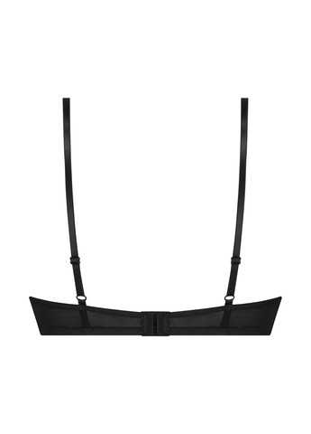 Чёрный бралетт бюстгальтер Hunkemoller с косточками полиамид, кружево