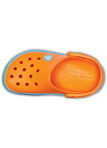 Оранжевые детские сабо Crocs