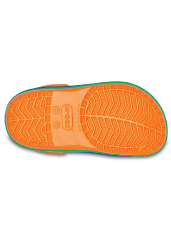 Оранжевые детские сабо Crocs