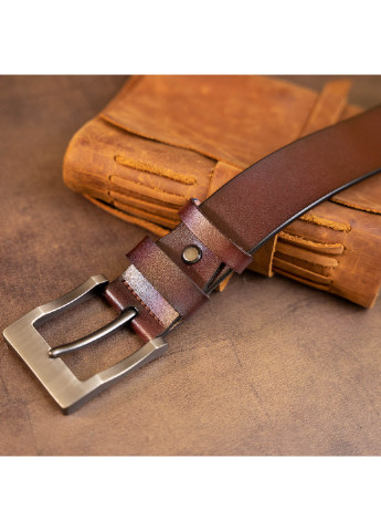 Мужской кожаный ремень 115х3,5 см Vintage (252413003)