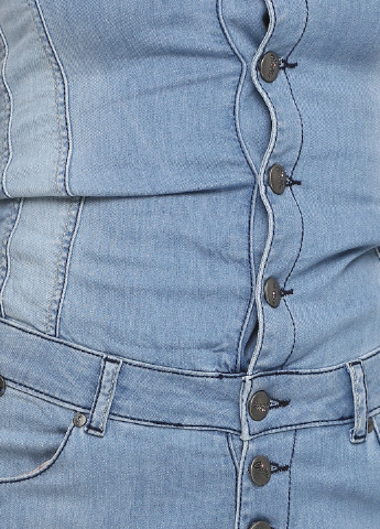 Комбінезон Sassofono комбінезон-брюки однотонний блакитний джинсовий