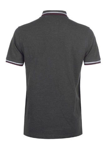 Серая футболка-поло для мужчин Pierre Cardin меланжевая