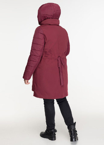Бордовая зимняя куртка A'll Posa
