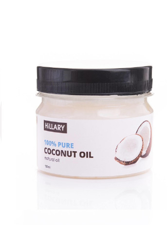 Рафинированное кокосовое масло 100% Pure Coconut Oil, 100 мл Hillary (252604295)