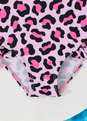 Рожевий літній купальник суцільний SHEIN