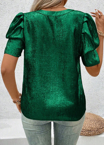 Зелена блуза SHEIN