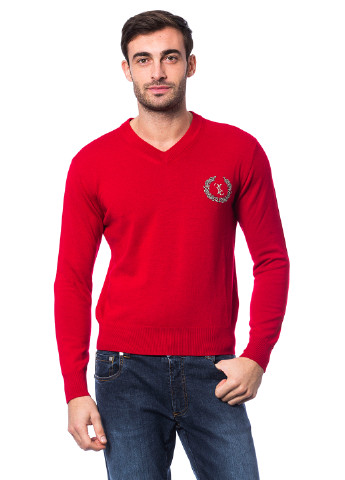 Червоний демісезонний пуловер пуловер Billionaire