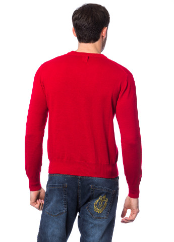 Красный демисезонный пуловер пуловер Billionaire
