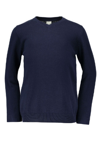 Темно-синій демісезонний пуловер пуловер Piazza Italia
