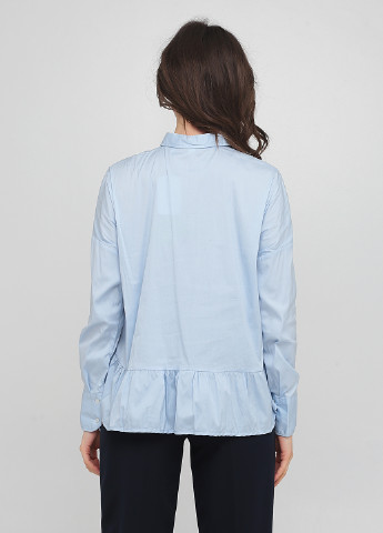 Блакитна демісезонна блуза Seidensticker