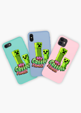 Чохол силіконовий Apple Iphone X Майнкрафт (Minecraft) (6129-1176) MobiPrint (219356689)