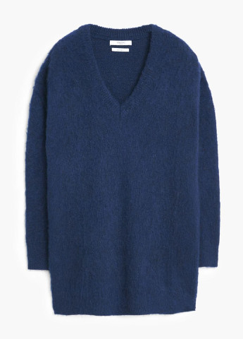Синий демисезонный пуловер пуловер Mango