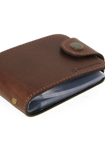 Подарочный набор №12 (картхолдер + ключница) коричневый DNK Leather (253933680)