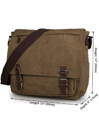 Чоловіча сумка 38х33х13 см Vintage (252129367)