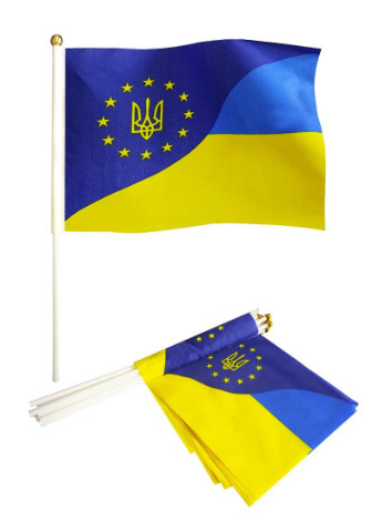 Флаг на палочке с присоской, размер 14*21 см 0081 Martel (254160543)