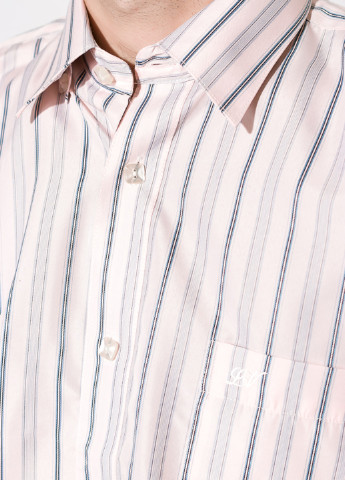 Светло-розовая кэжуал рубашка в полоску Time of Style