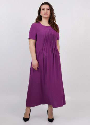 Фіолетова кежуал плаття, сукня а-силует A'll Posa однотонна