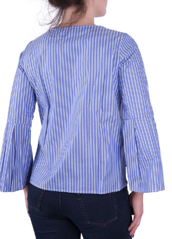 Голубая демисезонная блуза Zimo
