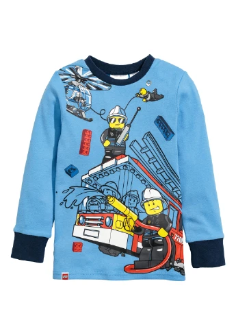 Синій демісезонний комплект (лонгслів, брюки) H&M
