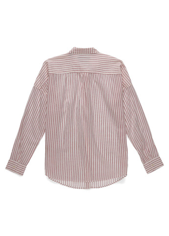 Белая кэжуал рубашка в полоску Scotch & Soda