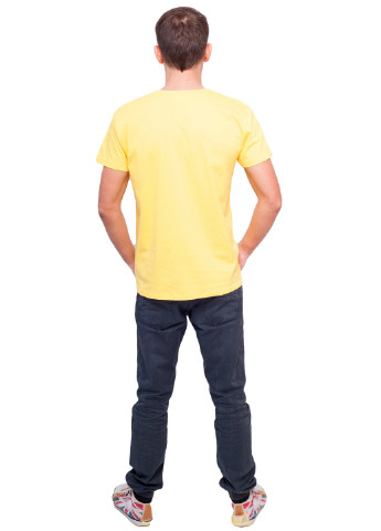 Жовта футболка чоловіча Наталюкс 11-1312