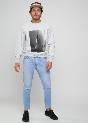 Серый свитшот мужской YAPPI (198688867)