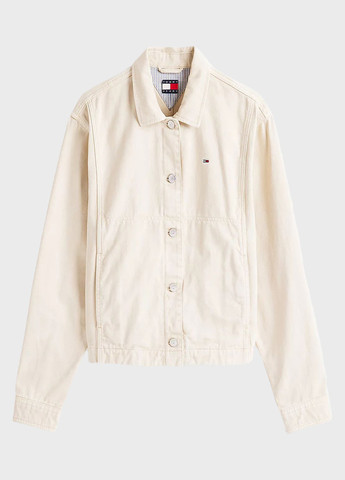 Бежевая демисезонная куртка Tommy Jeans