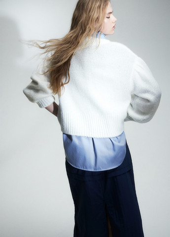 Білий зимовий джемпер джемпер H&M