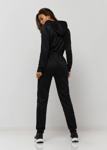 Комбінезон Bona Fide Jumpsuit комбінезон-брюки однотонний чорний спортивний поліестер