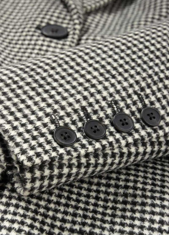 Чорно-білий демісезонне Пальто однобортне C&A