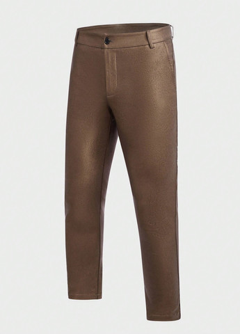 Коричневый демисезонный костюм (пиджак, брюки) брючный SHEIN