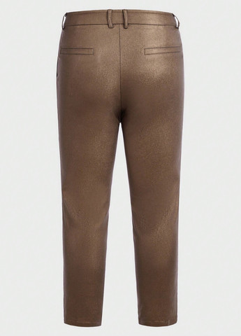 Коричневый демисезонный костюм (пиджак, брюки) брючный SHEIN