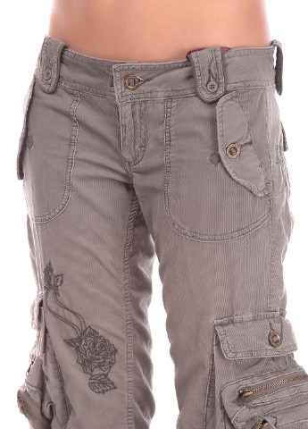 Серые кэжуал демисезонные брюки Pepe Jeans