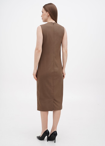 Темно-бежевое кэжуал платье Ralph Lauren однотонное