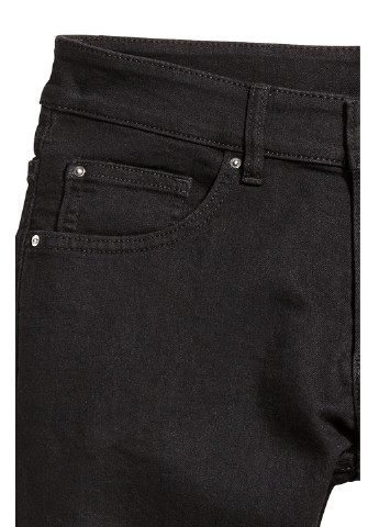 Темно-коричневые демисезонные зауженные джинсы H&M