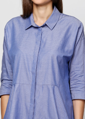 Голубая демисезонная блуза Cos